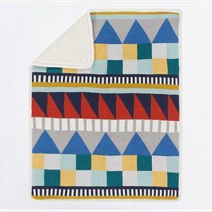 West Elm x Pottery Barn Knit Geometric Stroller Blanket
